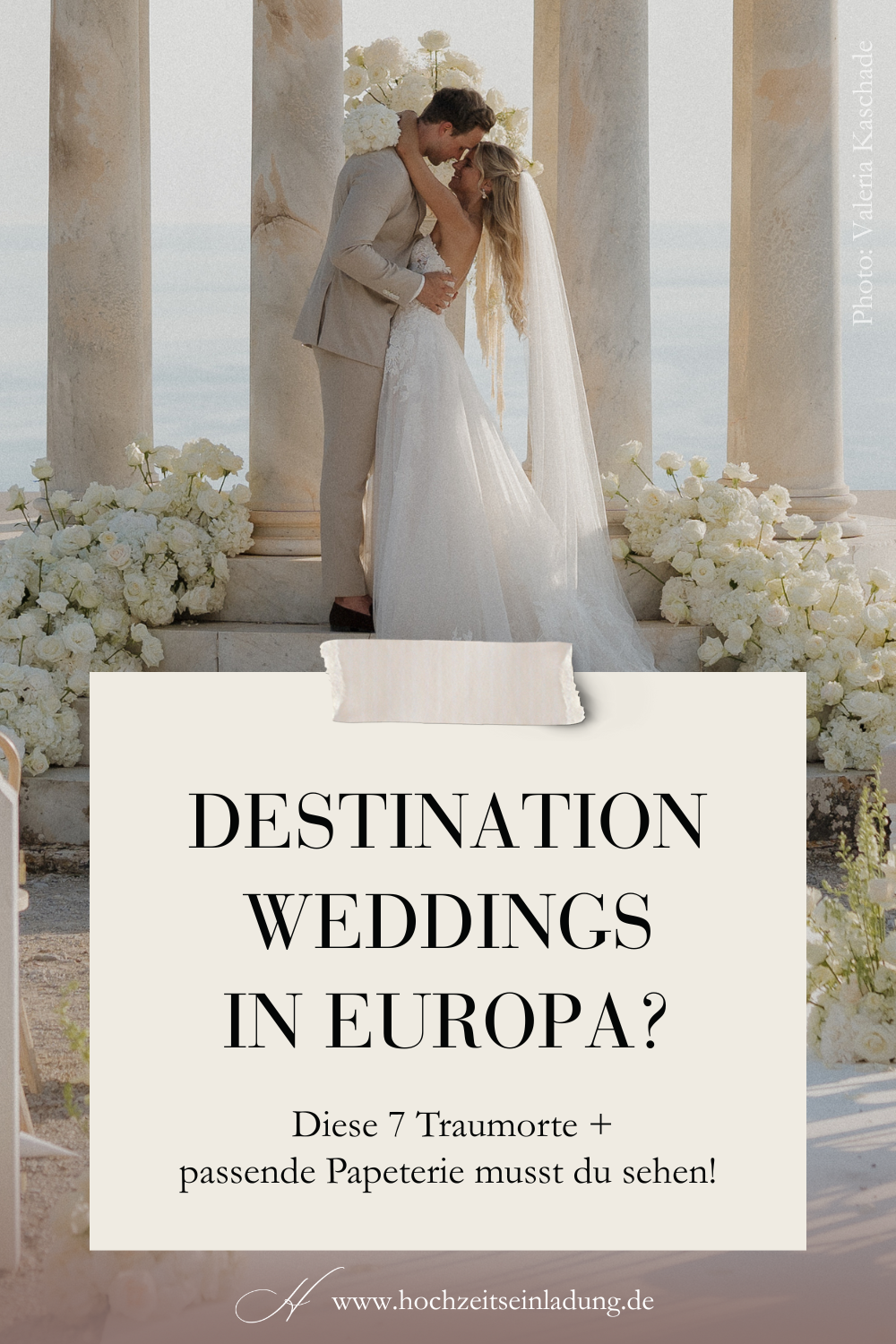 Papeterie für Destination Weddings: Stilvolle Designs für eure Hochzeit in Italien, Griechenland & Co.