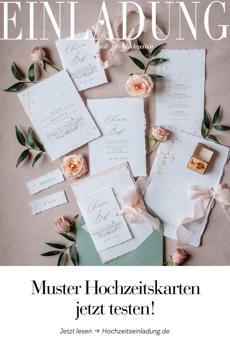Musterkarten für Hochzeit live erleben