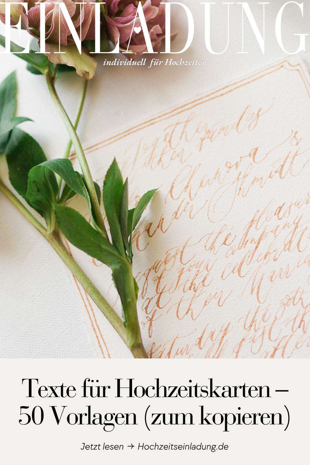 Hochzeitskarten-Texte: 50+ Vorlagen zum Kopieren