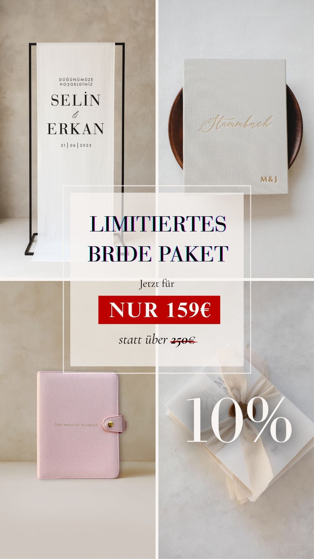 Bride Paket - Angebot des Monats Hochzeitseinladung.de