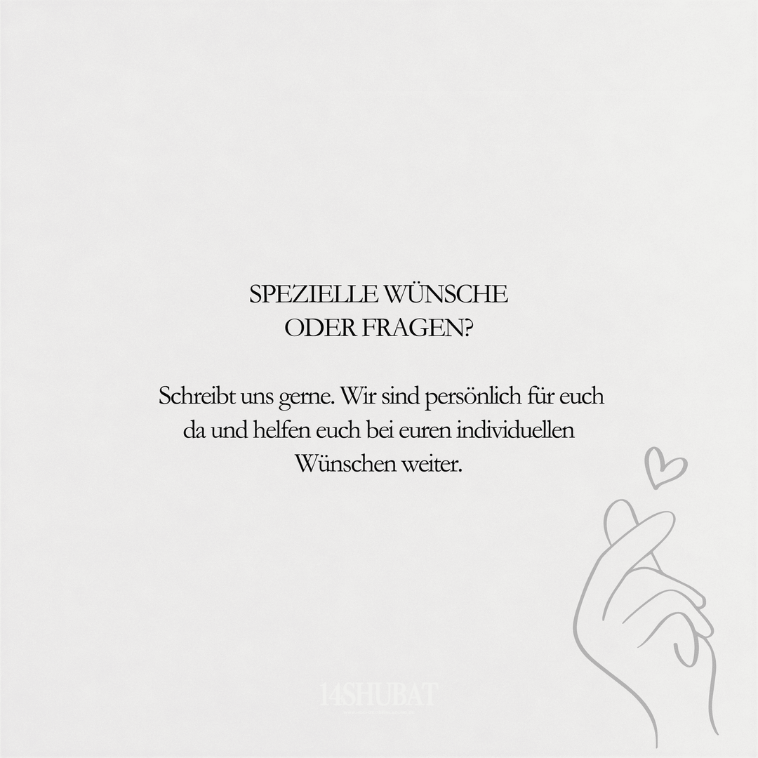 Standesamtbänder personalisiert zum Durchschneiden | 3er Set Hochzeitseinladung.de