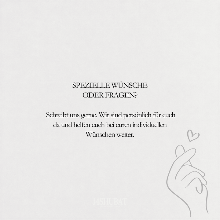 Standesamtbänder personalisiert zum Durchschneiden | 3er Set Hochzeitseinladung.de