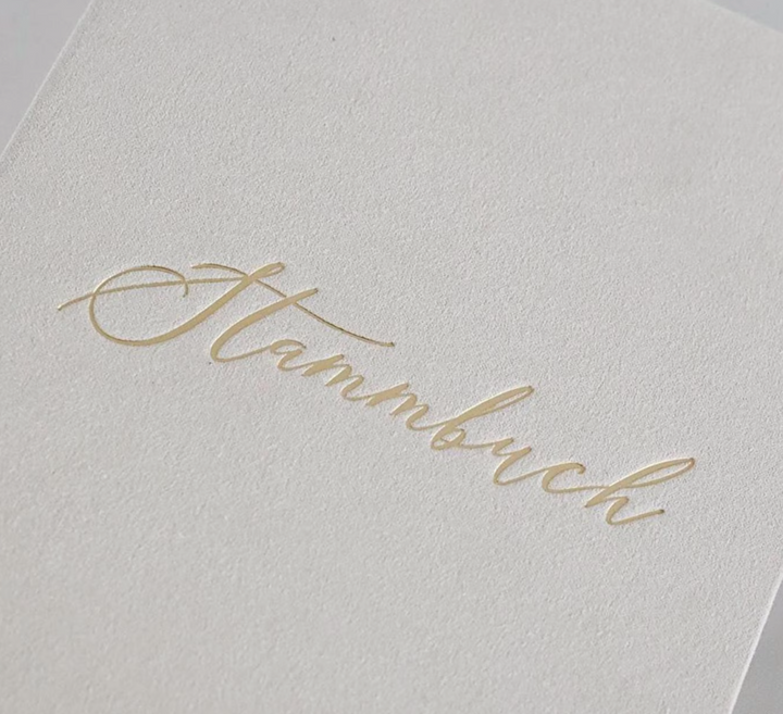 Stammbuch mit Personalisierung *Limitierte Valentinstags-Edition* / Familienstammbuch - beige Leinen Hochzeitseinladung.de