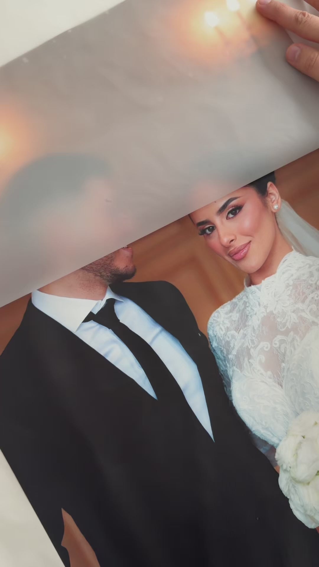 Foto-Willkommensbanner "Me likey" Edition / Fotobanner für die Hochzeit personalisiert